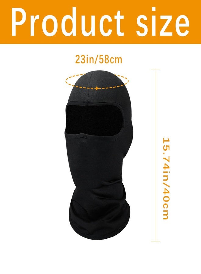 Anpuimult 15 PCS black Ski Mask for Men Balaclava,Summer Cooling Neck Gaiter UV Protector Motorcycle Ski Scarf Men/Women sports mask - Image 2